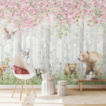 Papel de parede Aguarela de um urso