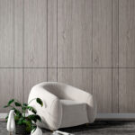 Papel de parede Textura de madeira com linhas verticais.