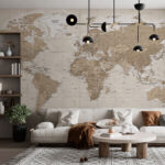 Papel de parede Mapa do mundo