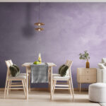 Papel de parede Fundo roxo com manchas brancas