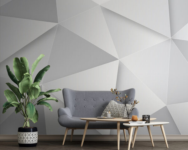 Papel de parede Papel de parede Objeto retangular branco com uma sombra (REF: u96897)