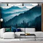 Papel de parede Árvore com neve