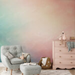 Papel de parede Arte de fundo gradiente com textura pastel.