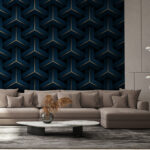 Papel de parede Design elegante com padrão geométrico