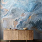 Papel de parede Redemoinhos abstractos em tons suaves