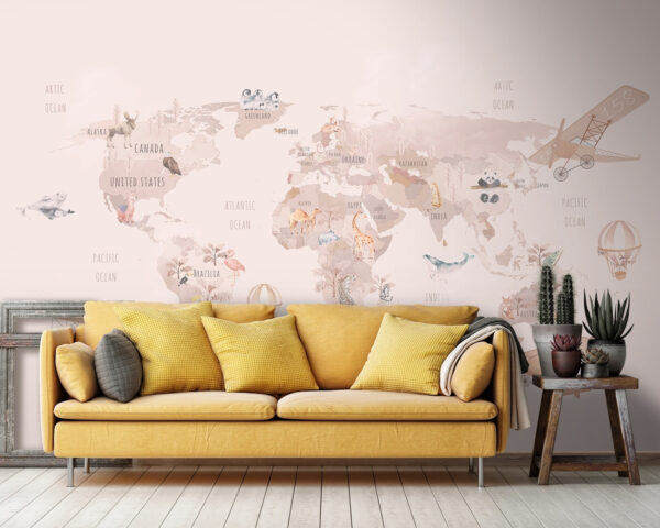 Mapa do mundo Papel de parede Mapa do mundo