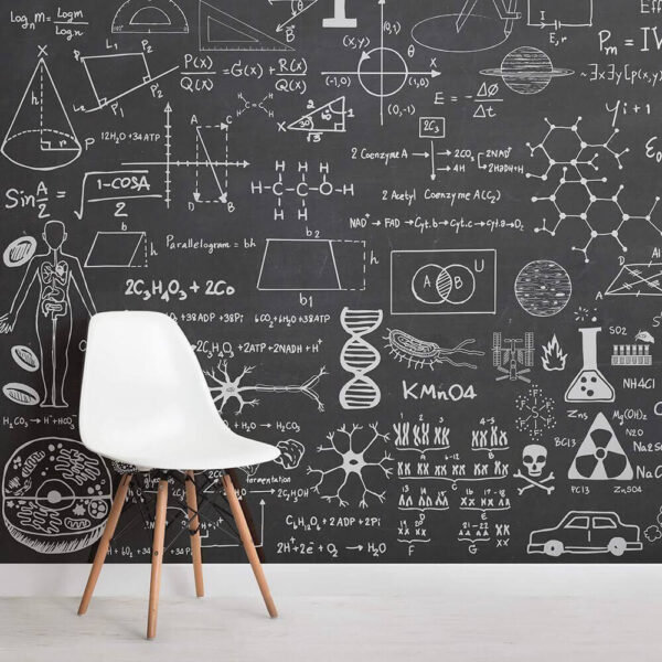Contorno branco de um telescópio Papel de parede Contorno branco de um telescópio