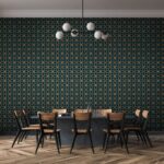 Papel de parede Padrão de círculos e linhas