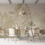 Papel de parede Desenho de plantas e plantas