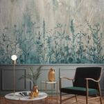 Papel de parede Pintura de plantas e flores