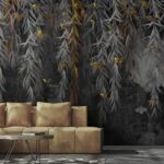 Papel de parede Sussurros da natureza em tons suaves