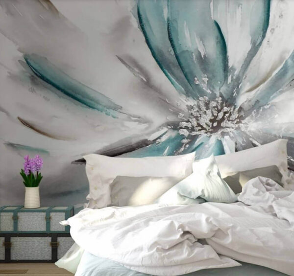 Elegância floral em tons suaves Papel de parede Elegância floral em tons suaves