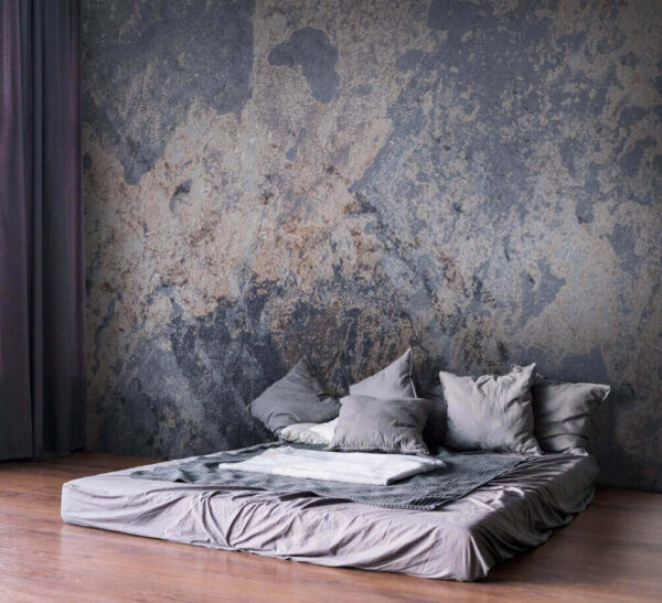Superfície de pedra texturizada com tons de terra Papel de parede Superfície de pedra texturizada com tons de terra