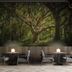 Papel de parede Árvore de grande porte numa floresta