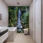 Papel de parede Queda de água numa selva