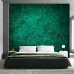 Papel de parede Fundo verde com muitas pequenas fissuras