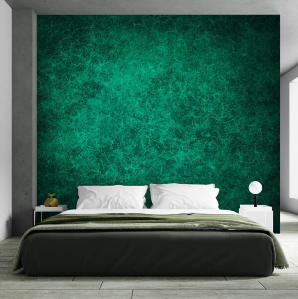 Fundo verde com muitas pequenas fissuras Papel de parede Fundo verde com muitas pequenas fissuras