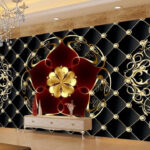 Papel de parede Padrões elegantes com um toque floral