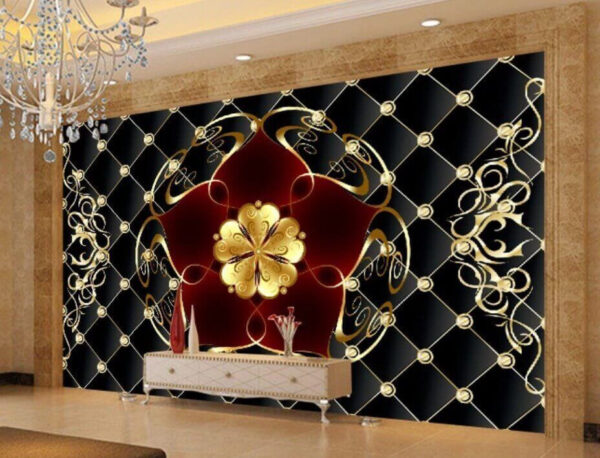 Padrões elegantes com um toque floral Papel de parede Padrões elegantes com um toque floral