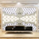 Papel de parede Design ornamentado com texturas elegantes