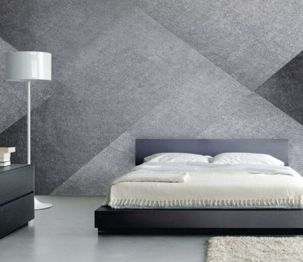 Fundo cinzento e branco com um padrão Papel de parede Fundo cinzento e branco com um padrão