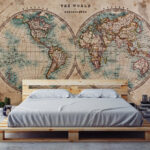 Papel de parede Mapa da Terra