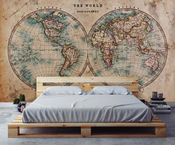 Mapa da Terra Papel de parede Mapa da Terra