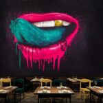 Papel de parede Cores arrojadas e atitude divertida