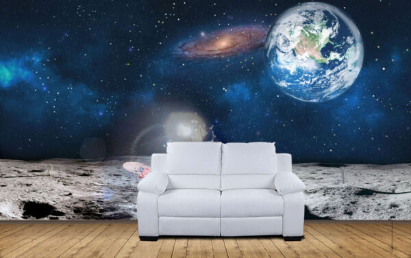 Galáxia no espaço com estrelas Papel de parede Galáxia no espaço com estrelas