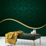 Papel de parede Design elegante com padrões ricos.