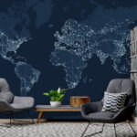 Papel de parede Mapa do mundo
