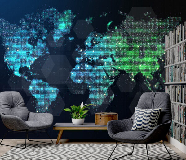 Mapa do mundo Papel de parede Mapa do mundo