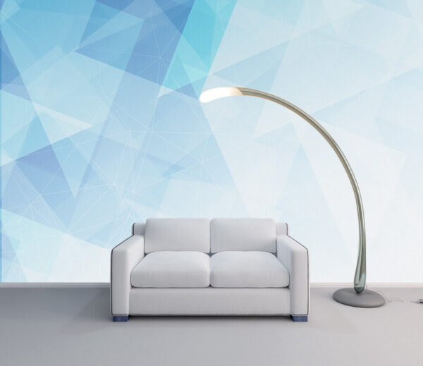 Fundo azul e branco Papel de parede Fundo azul e branco