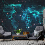 Papel de parede Mapa do mundo