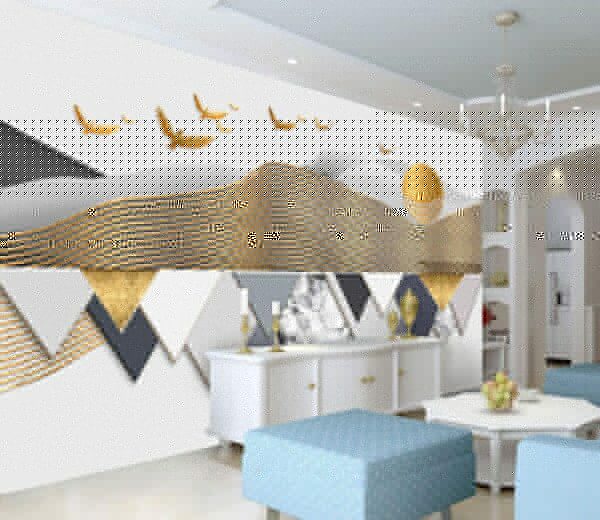 Papel de parede com pássaros a voar no céu Papel de parede Papel de parede com pássaros a voar no céu