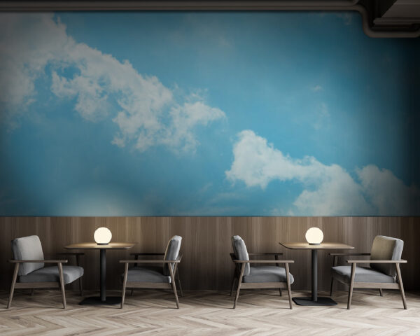Céu azul com nuvens Papel de parede Céu azul com nuvens