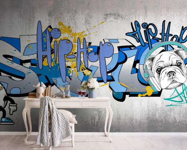 Graffiti numa parede Papel de parede Graffiti numa parede