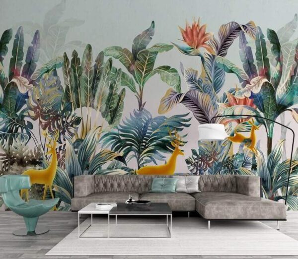 Grupo de plantas e animais Papel de parede Grupo de plantas e animais