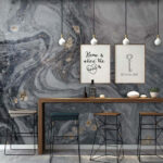 Papel de parede Padrões artísticos em texturas de mármore.