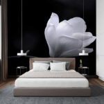 Papel de parede Flor branca num ramo