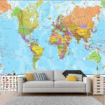 Papel de parede Mapa do mundo