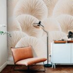 Papel de parede Padrão de círculos e linhas