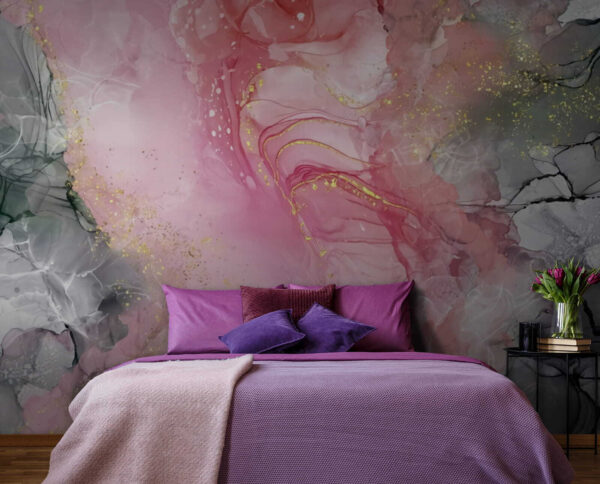 Redemoinhos de sonho em tons pastel suaves Papel de parede Redemoinhos de sonho em tons pastel suaves