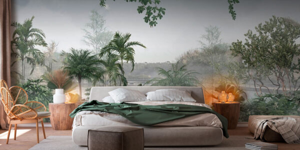 Papel de parede Uma vegetação luxuriante junto a uma água tranquila (REF: u79743) Papel de parede Papel de parede Uma vegetação luxuriante junto a uma água tranquila (REF: u79743)