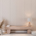Papel de parede Desenho de padrão de linhas tracejadas verticais