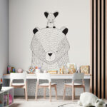 Papel de parede Desenho de um urso