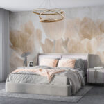 Papel de parede Tulipas em suaves tons vintage