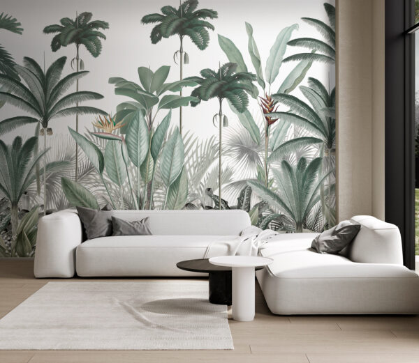 Paraíso tropical com uma vegetação luxuriante Papel de parede Paraíso tropical com uma vegetação luxuriante