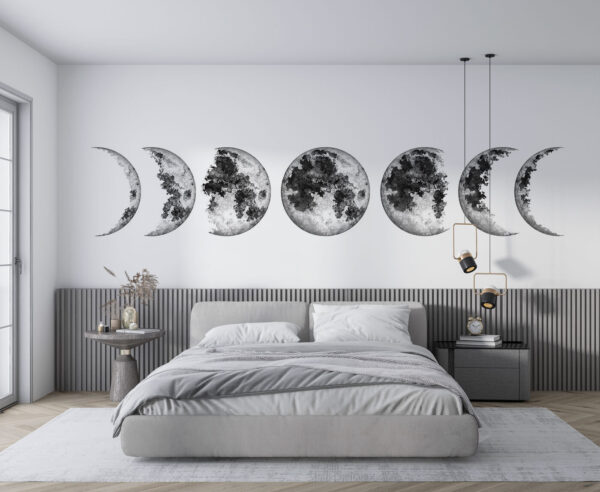 Linha das fases da lua Papel de parede Linha das fases da lua