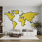 Papel de parede Mapa do mundo